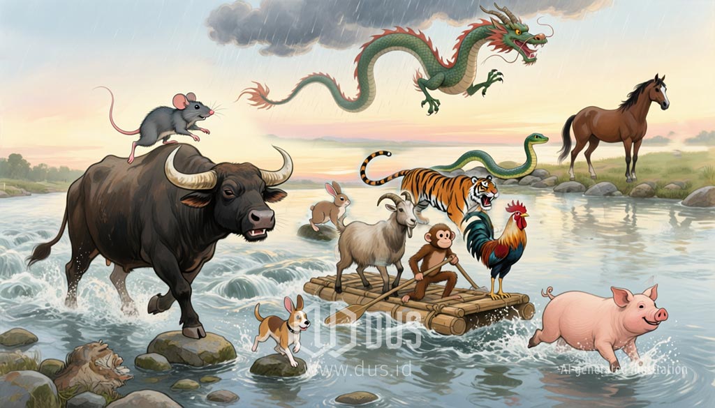 Mengenal Shio - Legenda Perlombaan Besar yang Menjadi Awal Mula 12 Shio